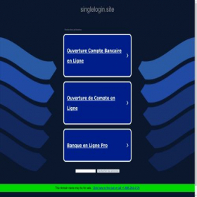 Скриншот главной страницы сайта singlelogin.site