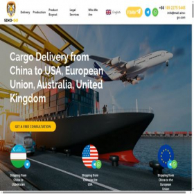 Скриншот главной страницы сайта sino-go.com