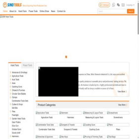 Скриншот главной страницы сайта sinotools.com
