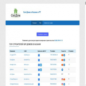 Скриншот главной страницы сайта sipdom16.ru