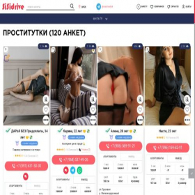 Скриншот главной страницы сайта sisidrive57.info