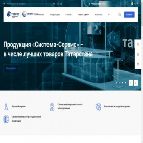 Скриншот главной страницы сайта sistemaservis.ru
