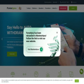 Скриншот главной страницы сайта site21.forex4you.org