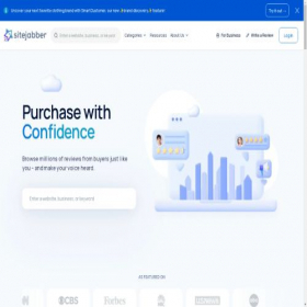 Скриншот главной страницы сайта sitejabber.com