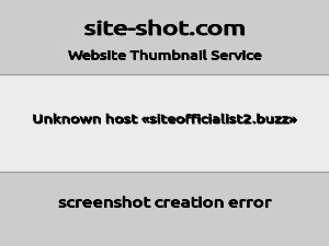 Скриншот главной страницы сайта siteofficialist2.buzz