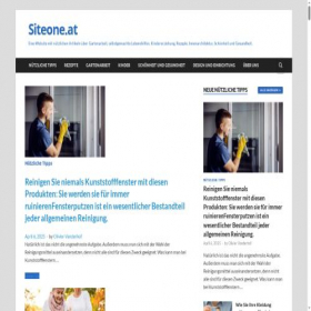 Скриншот главной страницы сайта siteone.at