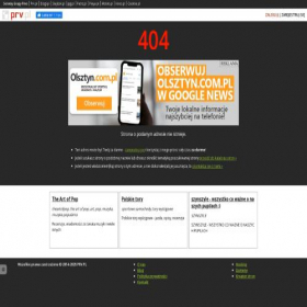 Скриншот главной страницы сайта sitetreff.opx.pl