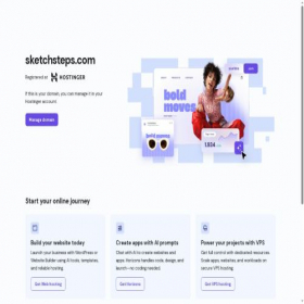 Скриншот главной страницы сайта sketchsteps.com