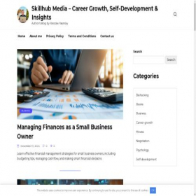 Скриншот главной страницы сайта skillhub.media