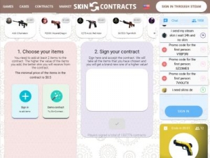 Скриншот главной страницы сайта skincontracts.co