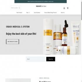 Скриншот главной страницы сайта skindelicate.com