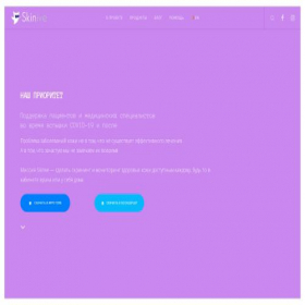 Скриншот главной страницы сайта skinive.ru