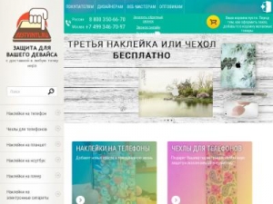 Скриншот главной страницы сайта skinone.ru