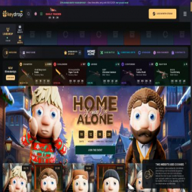 Скриншот главной страницы сайта skins.club
