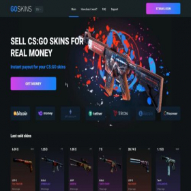 Скриншот главной страницы сайта skinsbuyer.com