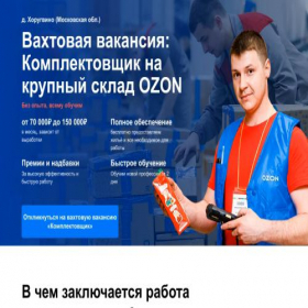 Скриншот главной страницы сайта sklad-job.ru
