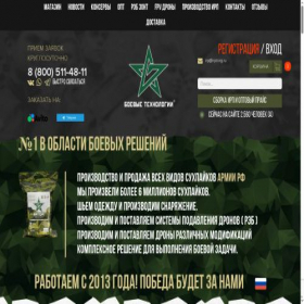 Скриншот главной страницы сайта skladpaek.ru