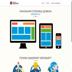 Скриншот главной страницы сайта skobnik.ru
