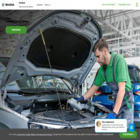 Скриншот главной страницы сайта skoda-veshki.ru