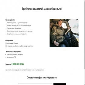 Скриншот главной страницы сайта skoridze.ru