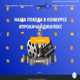 Скриншот главной страницы сайта skvazhinov.ru