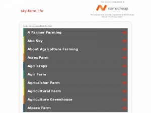 Скриншот главной страницы сайта sky-farm.life