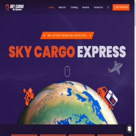 Скриншот главной страницы сайта skycargairexp.com