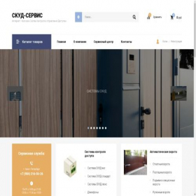Скриншот главной страницы сайта skyd-service.ru
