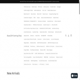 Скриншот главной страницы сайта skye1204gaming.com