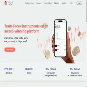 Скриншот главной страницы сайта skylar-platform.com