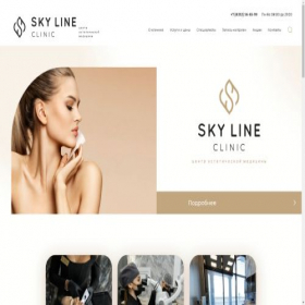 Скриншот главной страницы сайта skylineclinic.ru