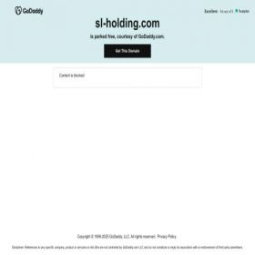 Скриншот главной страницы сайта sl-holding.com
