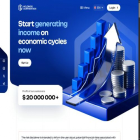 Скриншот главной страницы сайта sl-holdings.com