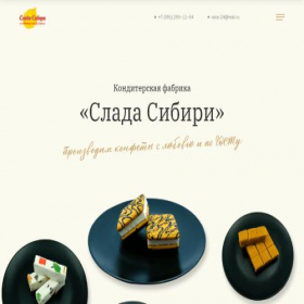 Скриншот главной страницы сайта slada-sibiri.ru