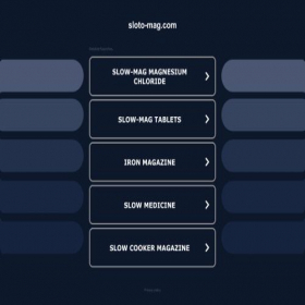 Скриншот главной страницы сайта sloto-mag.com