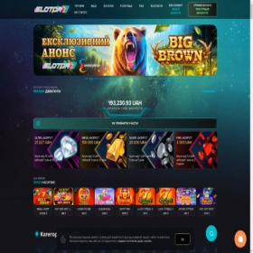 Скриншот главной страницы сайта slotor777.com.ua