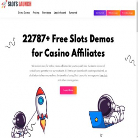 Скриншот главной страницы сайта slotslaunch.com