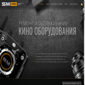 Скриншот главной страницы сайта sm-service.pro