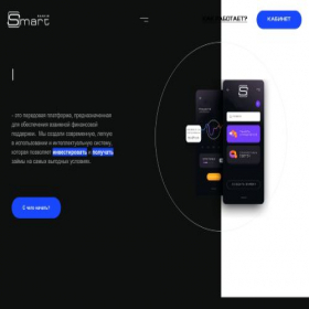 Скриншот главной страницы сайта smart-bankir.ru