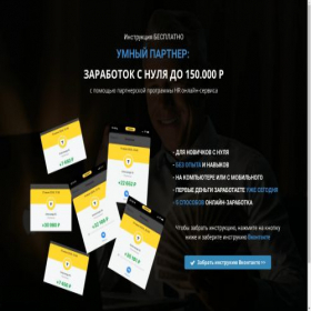 Скриншот главной страницы сайта smart-partner.ru