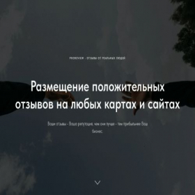 Скриншот главной страницы сайта smart-review.tilda.ws
