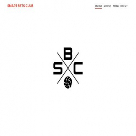 Скриншот главной страницы сайта smartbets.club