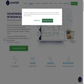 Скриншот главной страницы сайта smartbill.ro