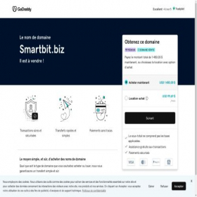 Скриншот главной страницы сайта smartbit.biz