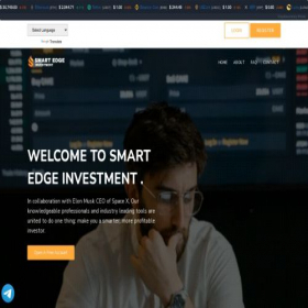 Скриншот главной страницы сайта smartedgeinvest.com