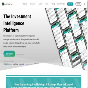 Скриншот главной страницы сайта smartkarma.com