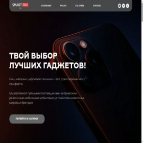 Скриншот главной страницы сайта smartprostore.ru