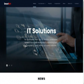 Скриншот главной страницы сайта smartsetint.com