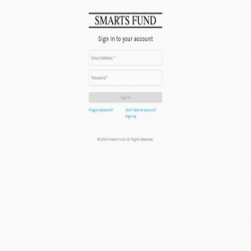 Скриншот главной страницы сайта smartsfund.com