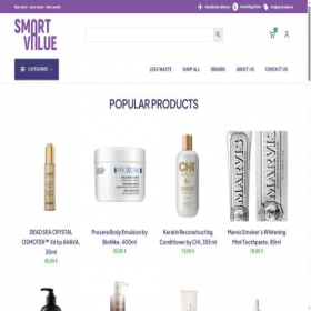 Скриншот главной страницы сайта smartvalue.shop
